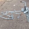 Reproduction Indian Scout 741b frame, forks and handlebars.