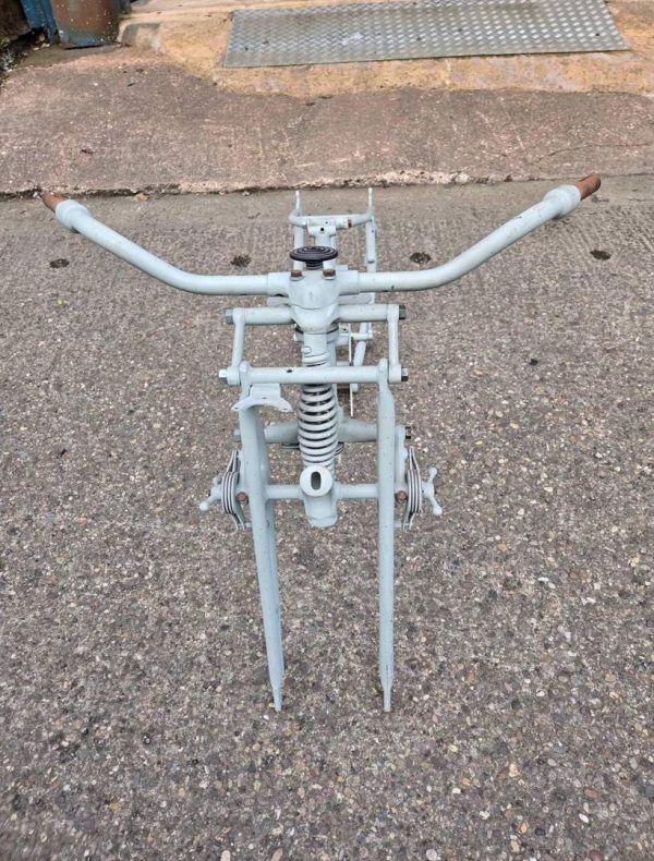 Reproduction Indian Scout 741b frame, forks and handlebars.